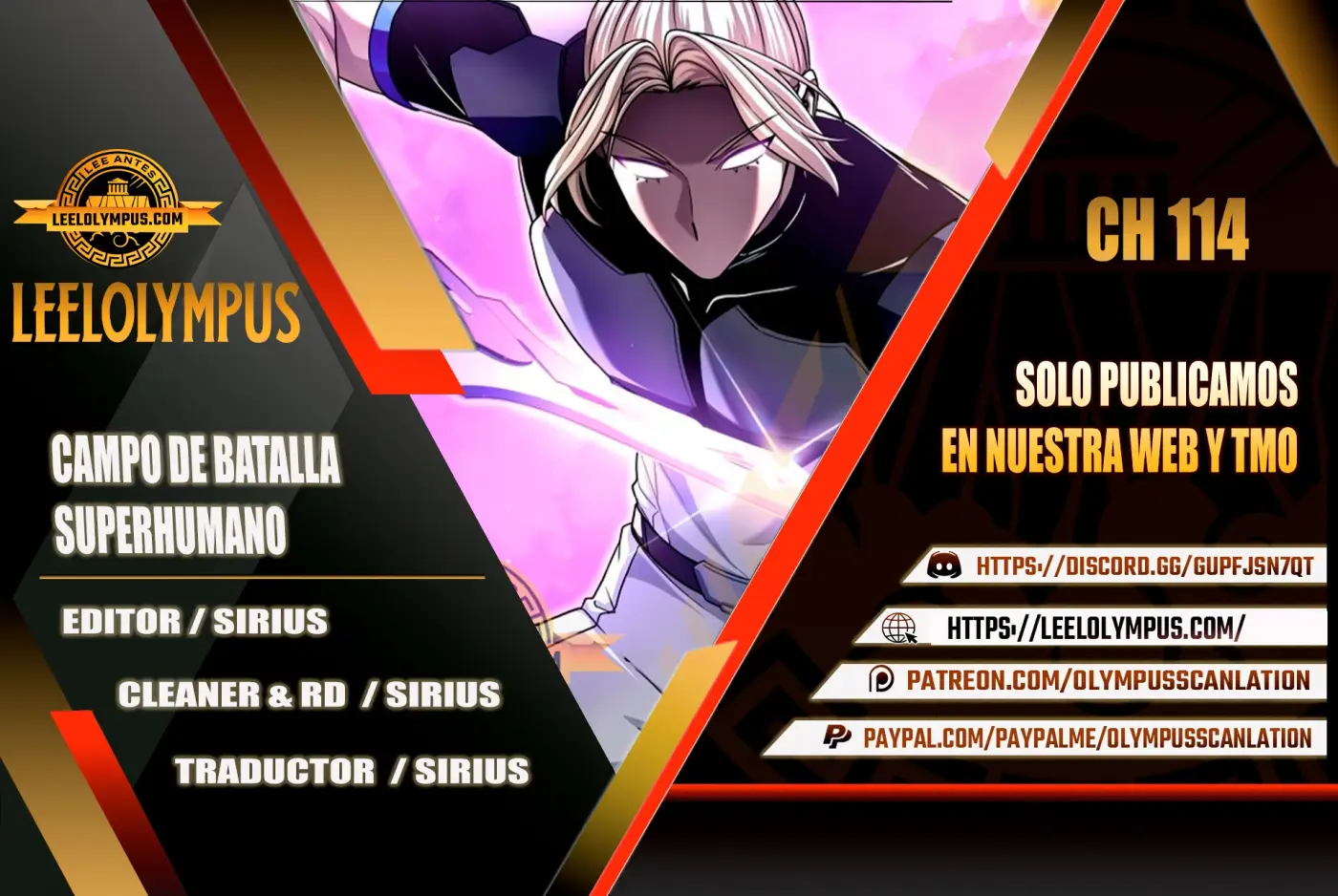 Campo de Batalla Super Humano capítulo 114, página 1