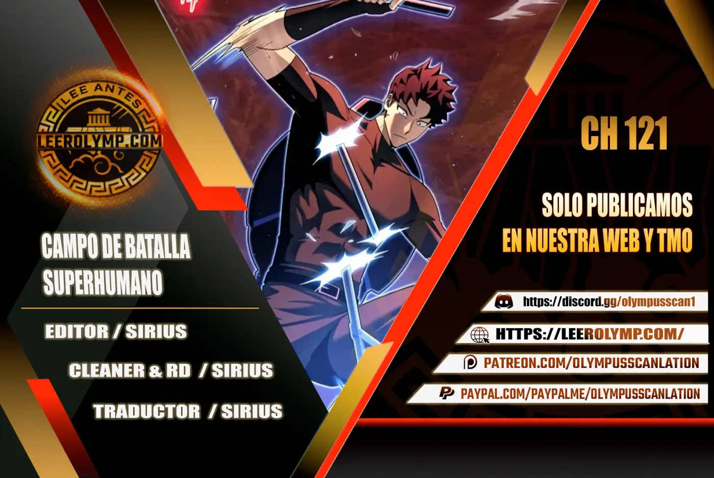 Campo de Batalla Super Humano capítulo 121, página 1