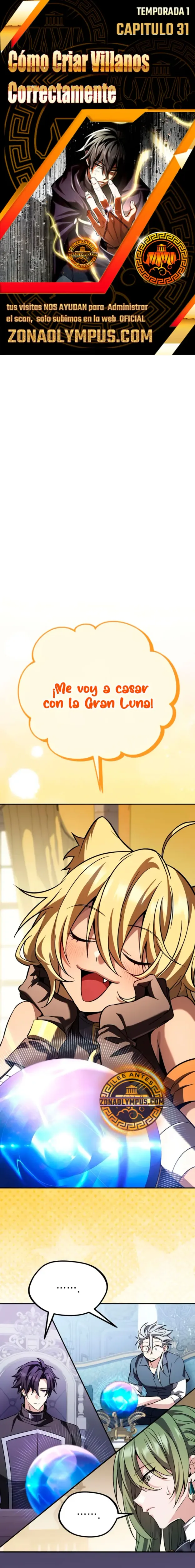 Cómo criar villanos correctamente capítulo 31, página 1