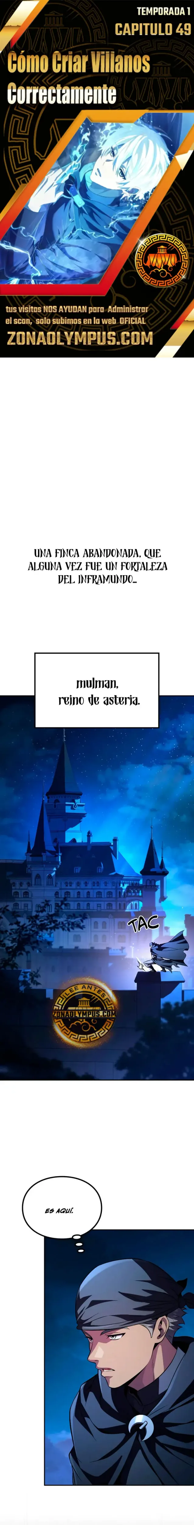 Cómo criar villanos correctamente capítulo 49, página 1