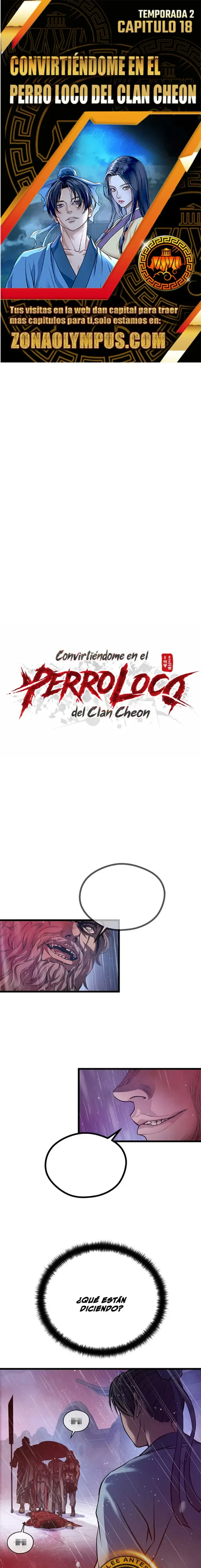 Convirtiéndome en el Perro Loco del Clan Cheon capítulo 18, página 1