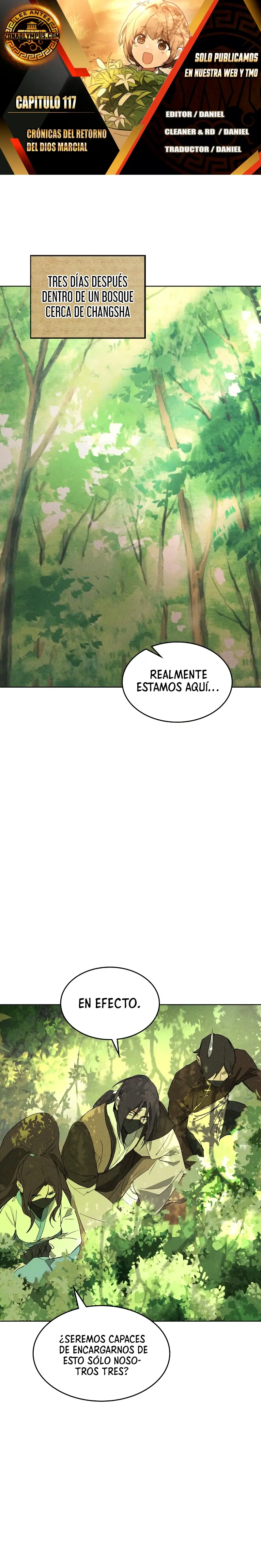 Crónicas del Retorno del Dios Marcial capítulo 117, página 1