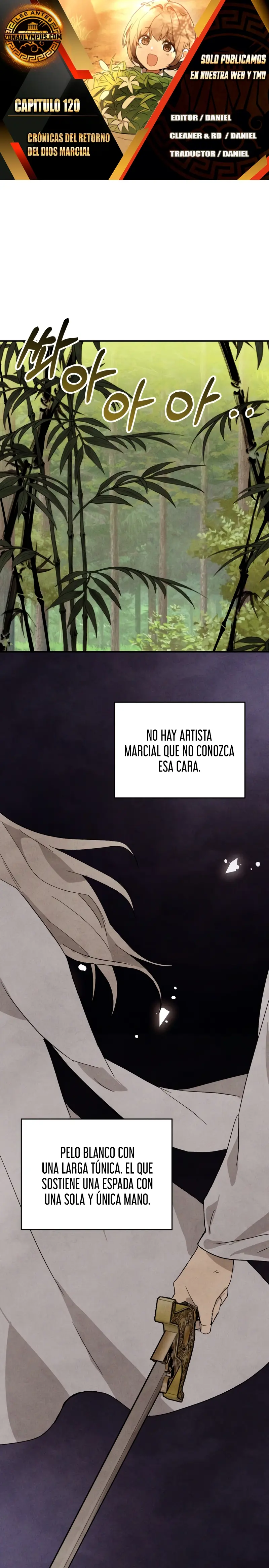 Crónicas del Retorno del Dios Marcial capítulo 120, página 1