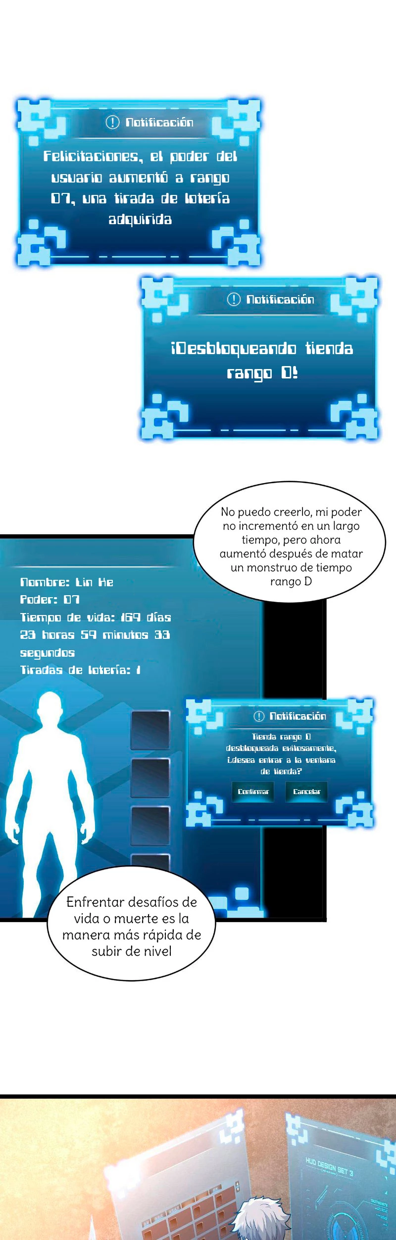 Cuenta regresiva de supervivencia capítulo 3, página 57