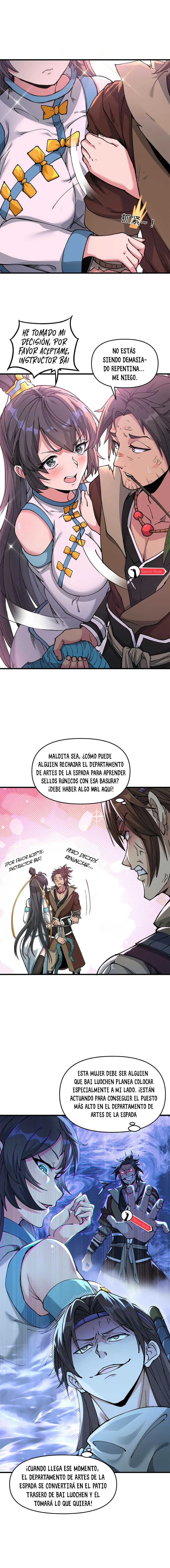 Después de diez años cortando leña, una inmortal me rogó que la tomara como discípulaaa capítulo 1, página 14