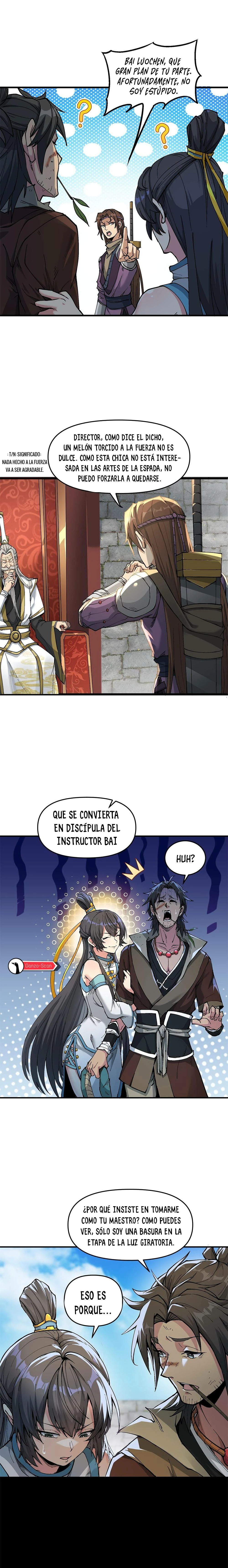 Después de diez años cortando leña, una inmortal me rogó que la tomara como discípulaaa capítulo 1, página 15