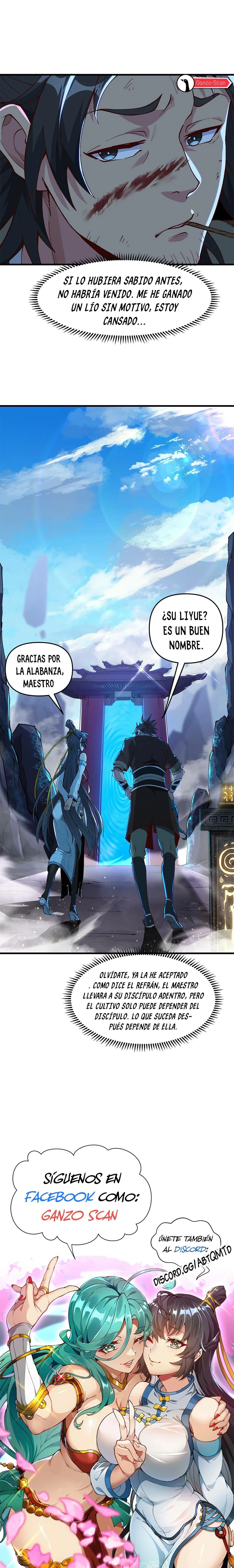 Después de diez años cortando leña, una inmortal me rogó que la tomara como discípulaaa capítulo 1, página 20