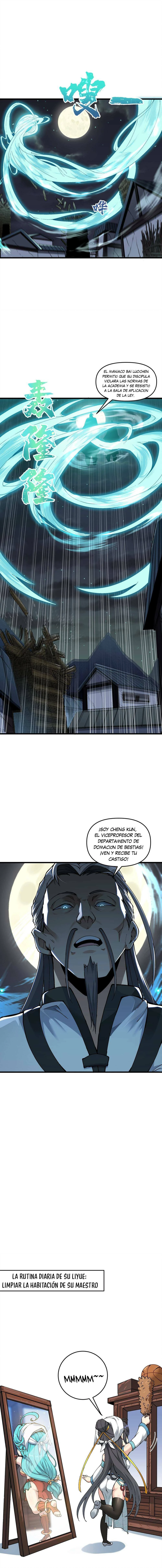 Después de diez años cortando leña, una inmortal me rogó que la tomara como discípulaaa capítulo 6, página 23