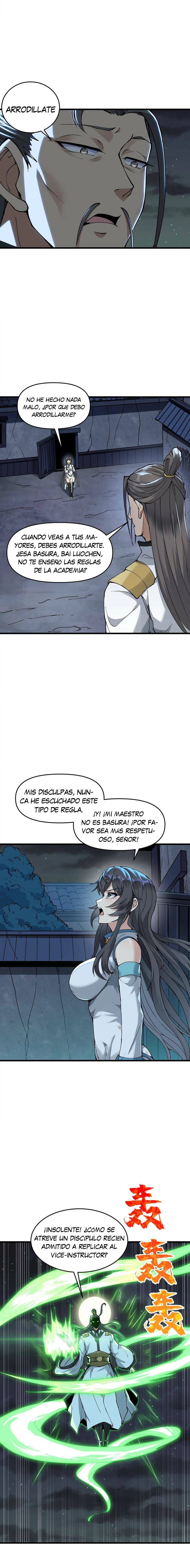 Después de diez años cortando leña, una inmortal me rogó que la tomara como discípulaaa capítulo 7, página 7