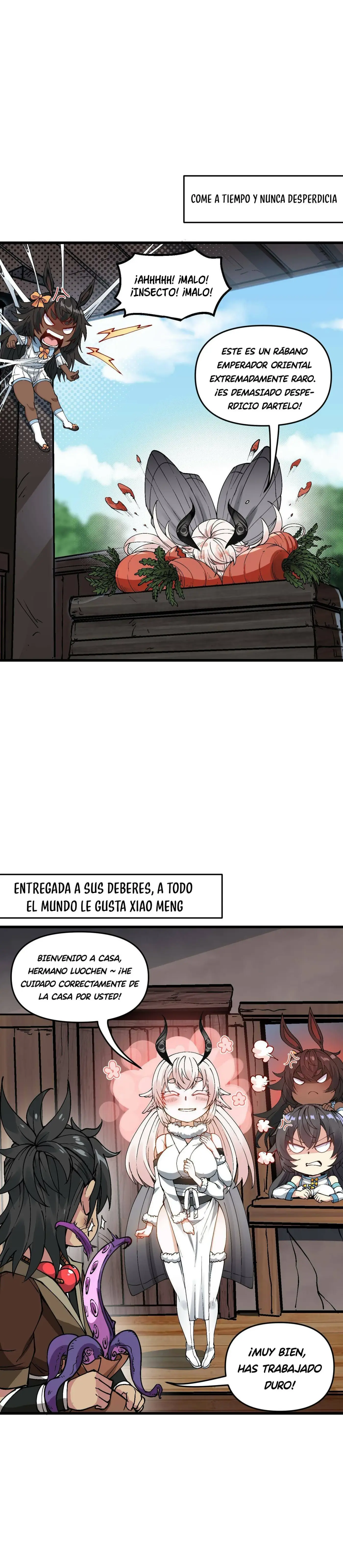 Después de diez años cortando leña, una inmortal me rogó que la tomara como discípulaaa capítulo 10, página 18