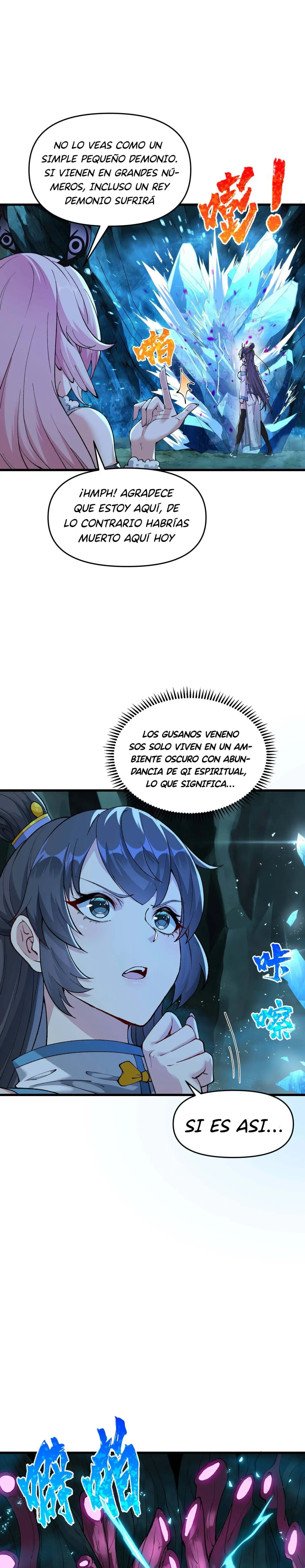 Después de diez años cortando leña, una inmortal me rogó que la tomara como discípulaaa capítulo 12, página 23