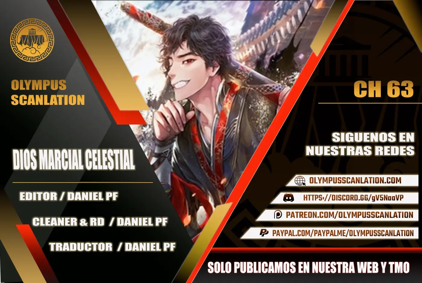 Dios Marcial Celestial capítulo 63, página 1