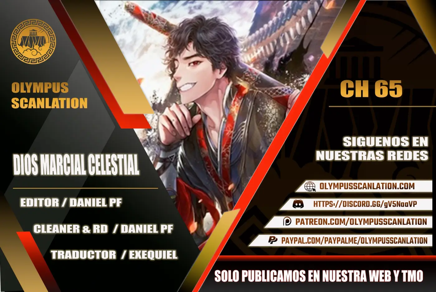 Dios Marcial Celestial capítulo 65, página 1