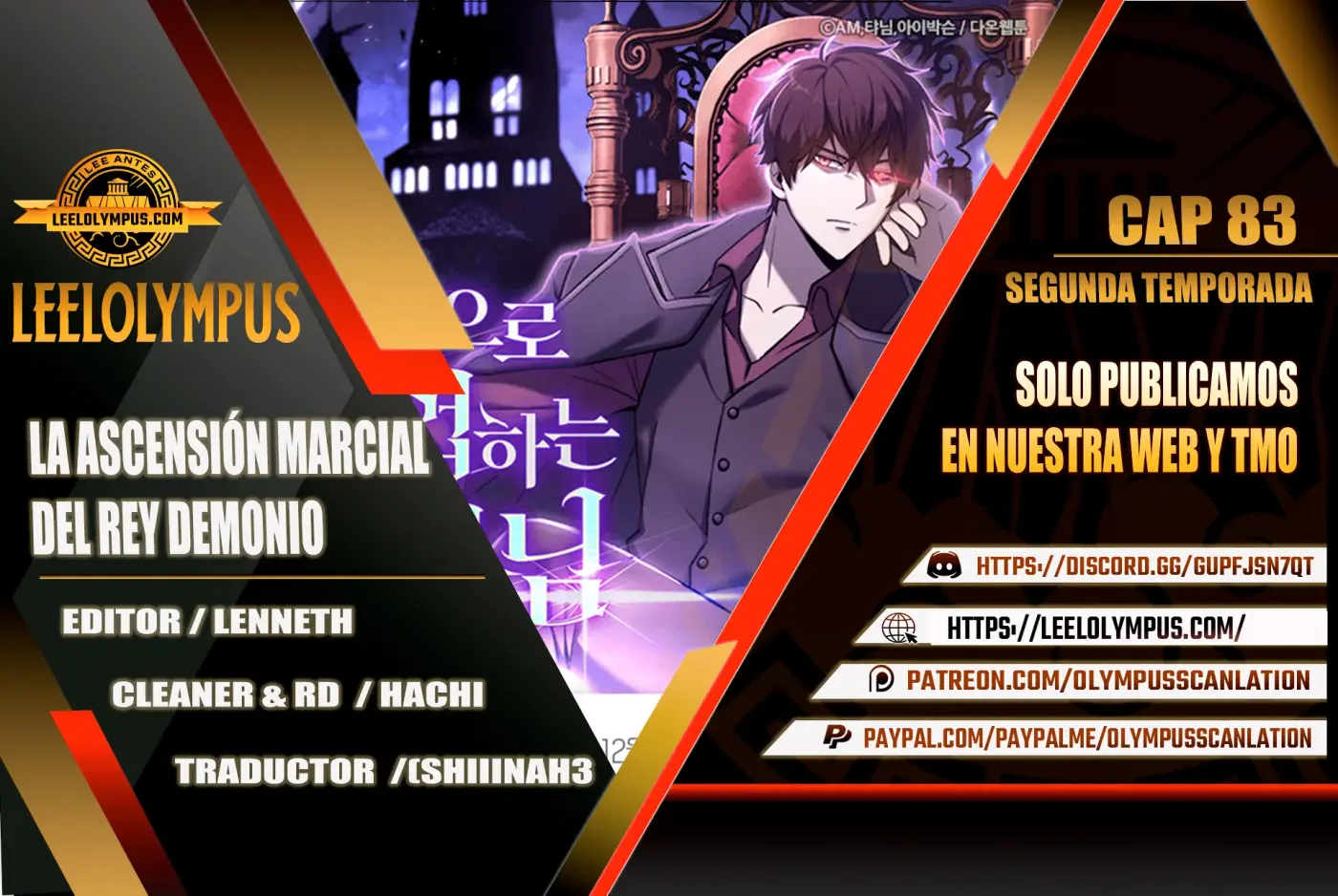 La Ascensión Marcial del Dios Demonio capítulo 83, página 1