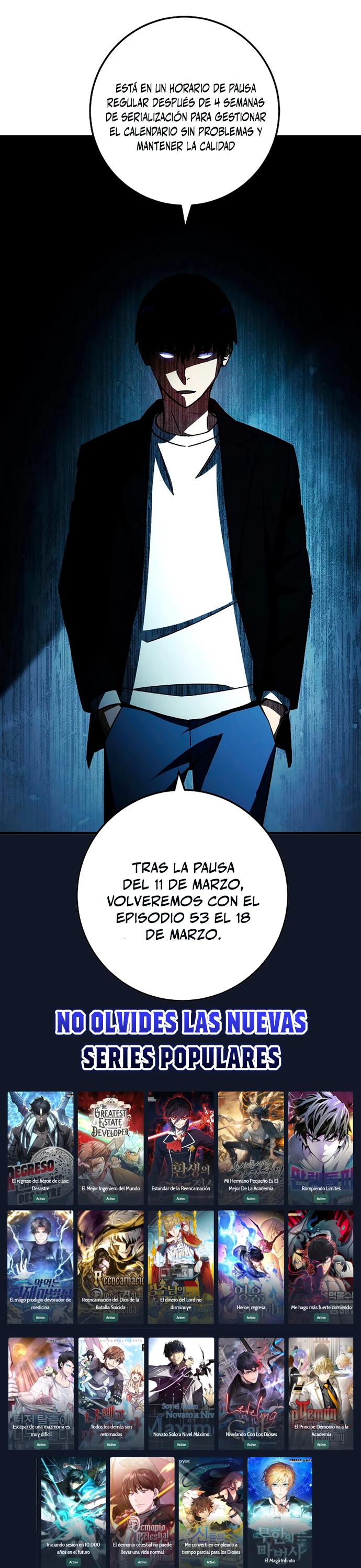 Heroe, regresa capítulo 52.05, página 1