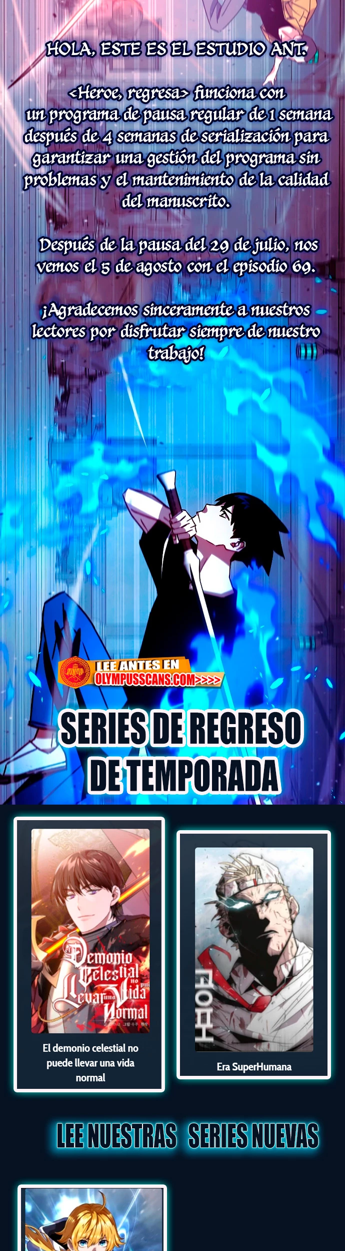 Heroe, regresa capítulo 68.05, página 1
