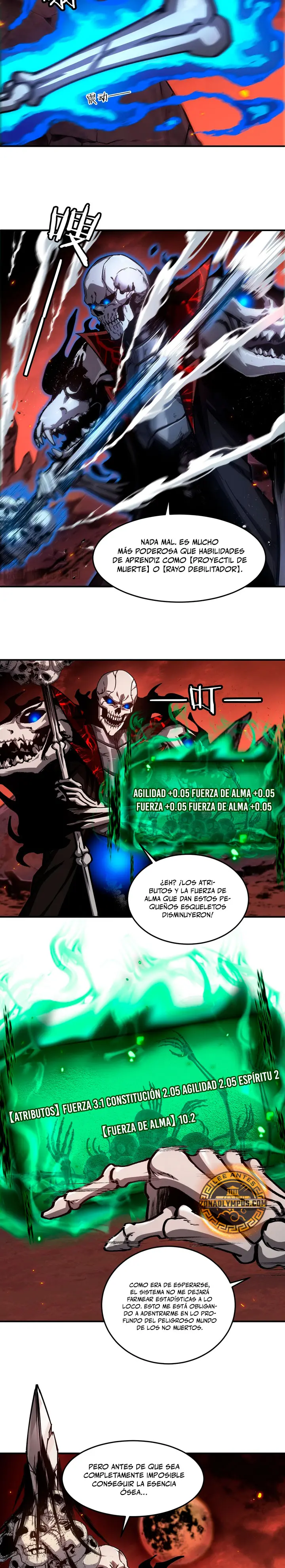 El Camino a la Divinidad Comienza con Esqueletos capítulo 3, página 12