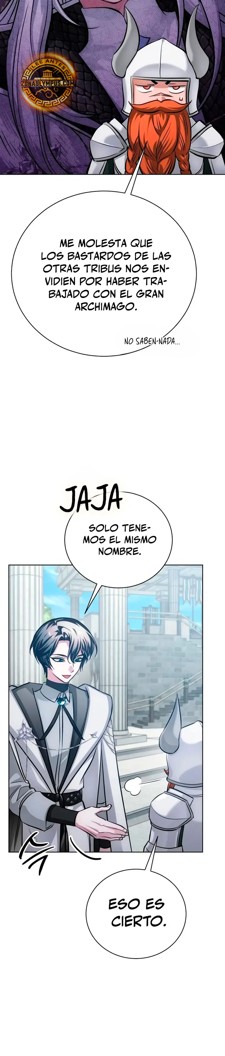 El chico problemático de la torre mágica capítulo 46, página 55