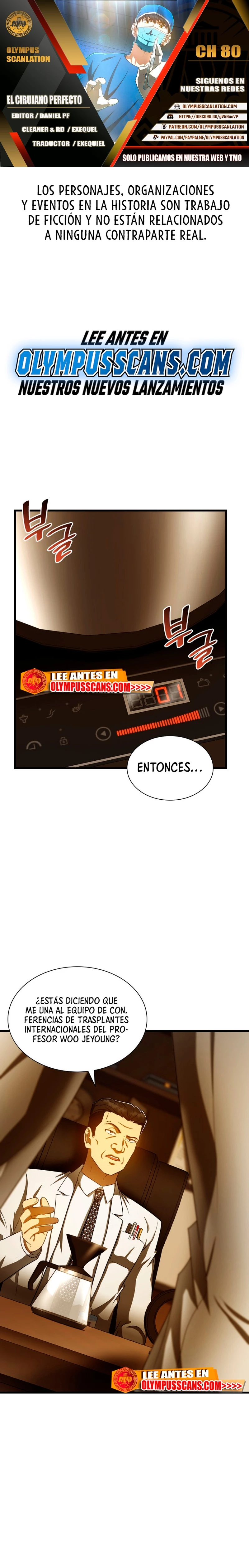 El cirujano perfecto capítulo 80, página 1