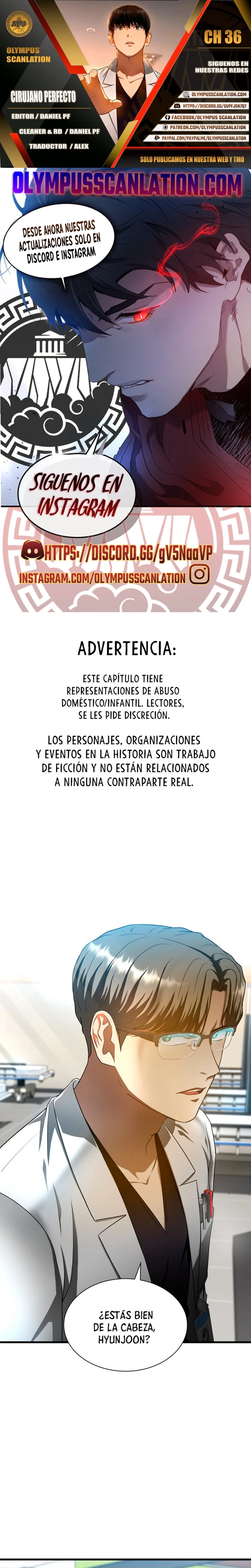 El cirujano perfecto capítulo 36, página 1