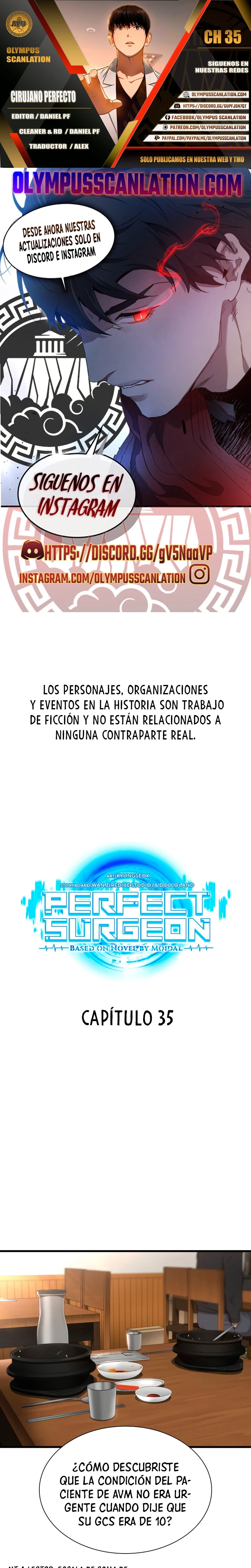 El cirujano perfecto capítulo 35, página 1