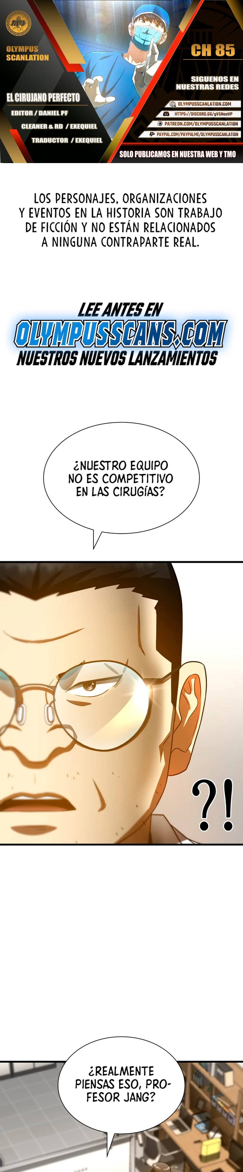 El cirujano perfecto capítulo 85, página 1