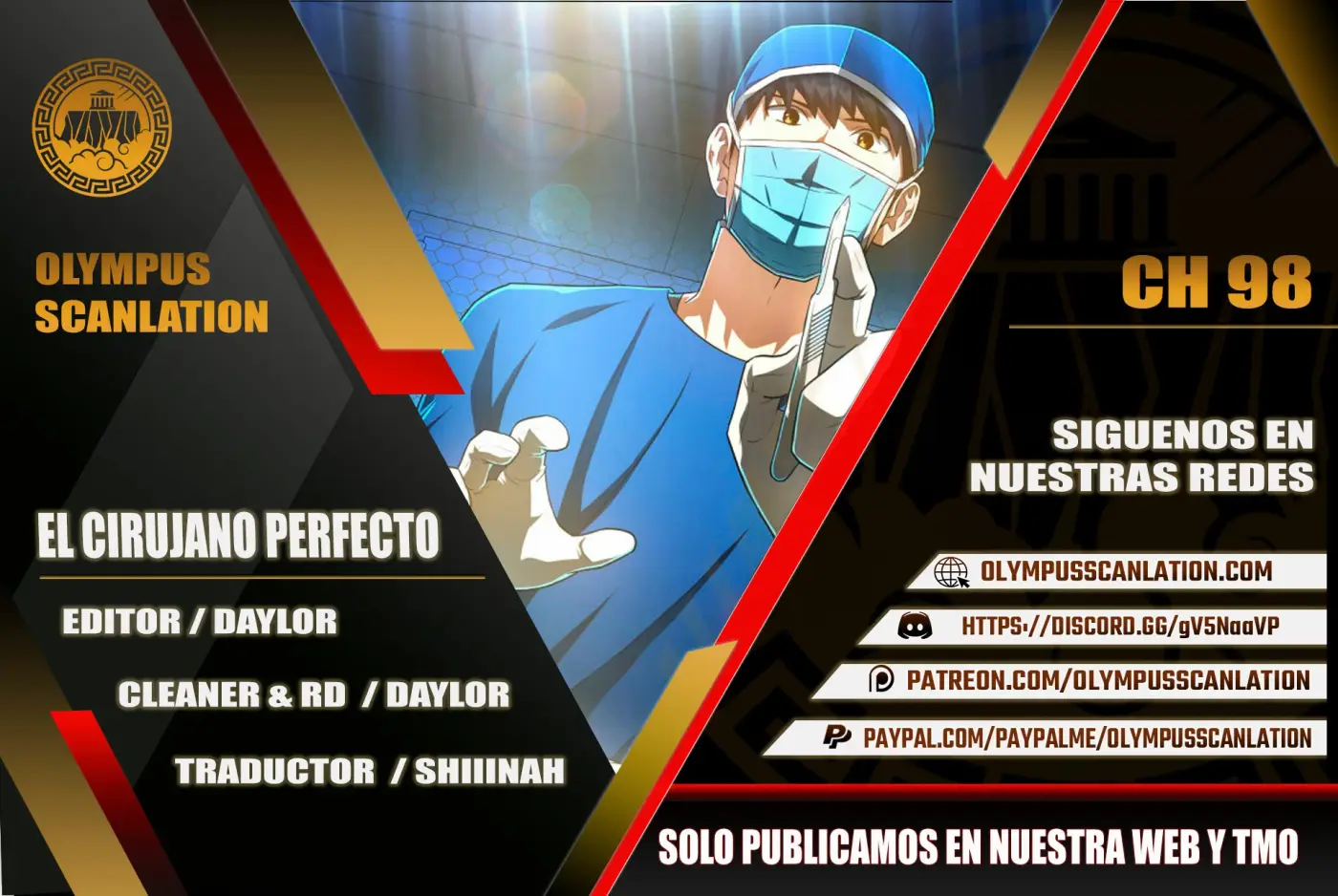 El cirujano perfecto capítulo 98, página 1