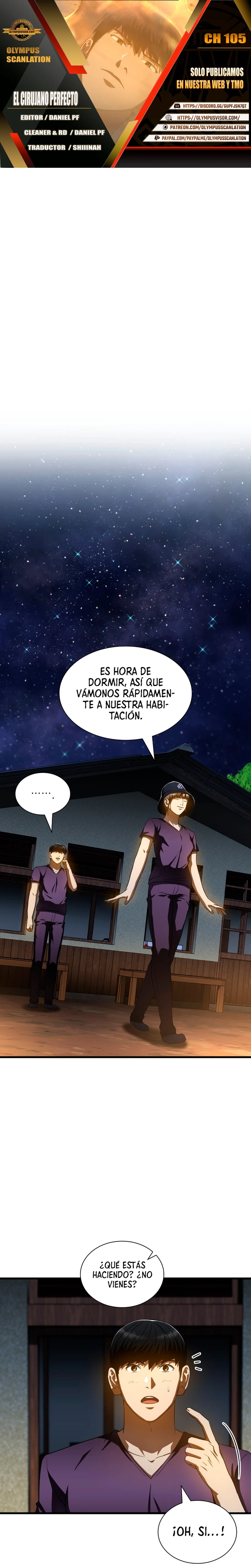El cirujano perfecto capítulo 105, página 1