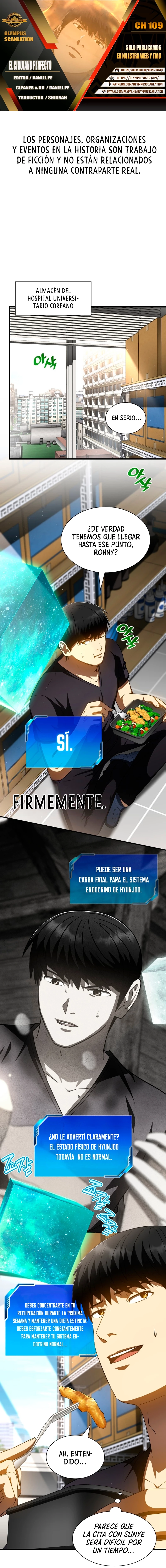 El cirujano perfecto capítulo 109, página 1