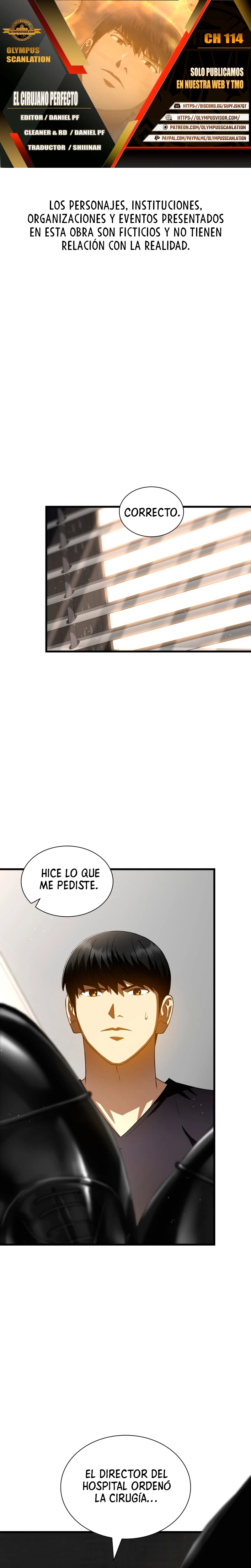 El cirujano perfecto capítulo 114, página 1