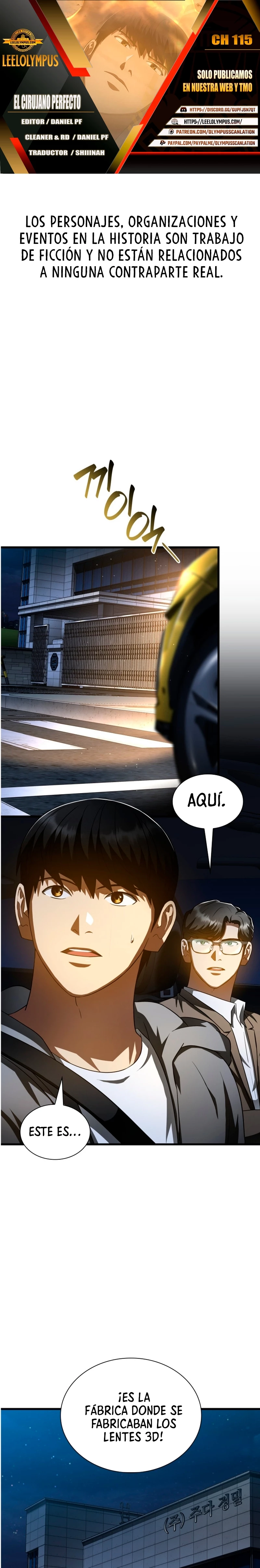 El cirujano perfecto capítulo 115, página 1