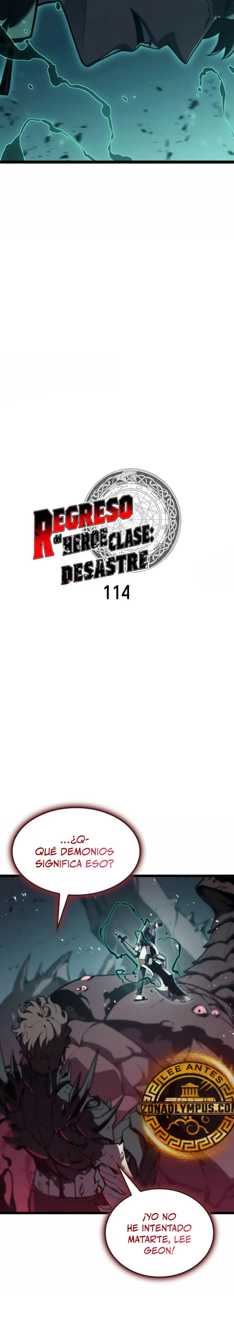 El regreso del héroe de clase: Desastre capítulo 114, página 9