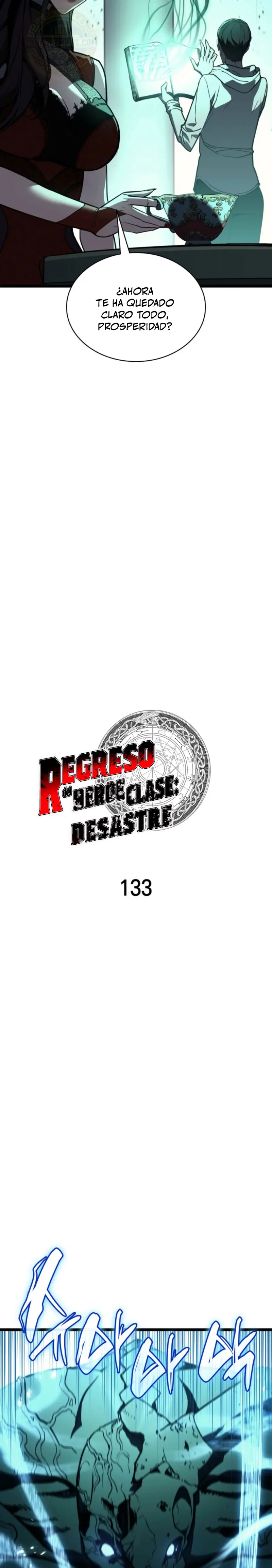 El regreso del héroe de clase: Desastre capítulo 133, página 18