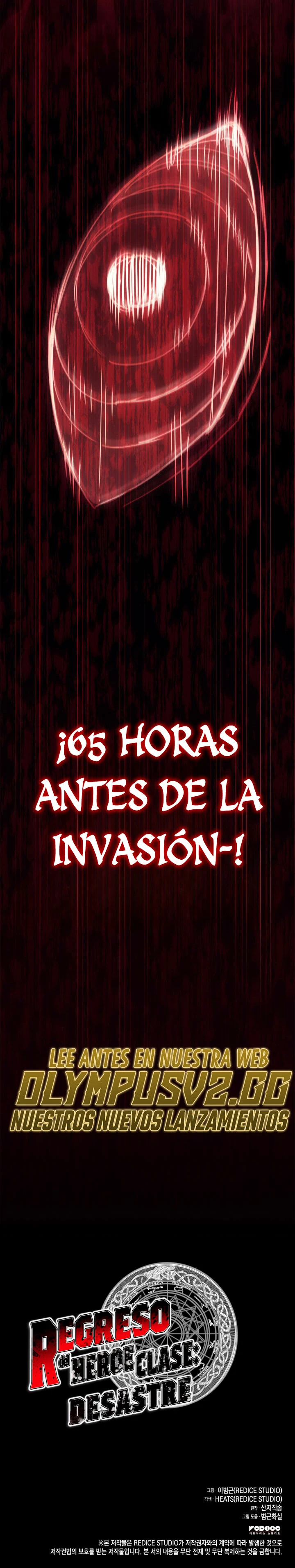 El regreso del héroe de clase: Desastre capítulo 74, página 50