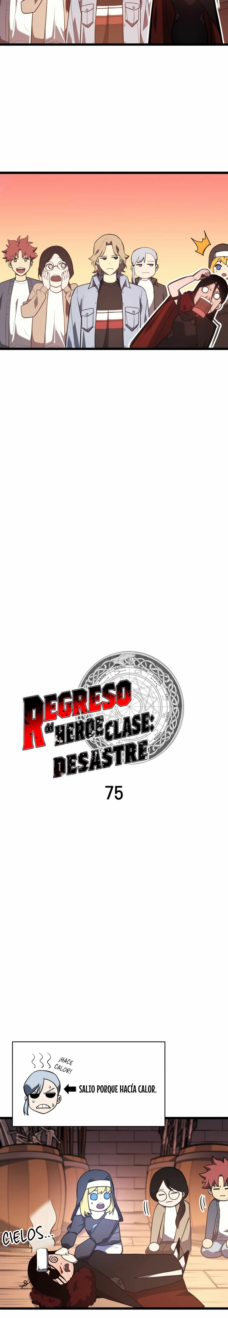 El regreso del héroe de clase: Desastre capítulo 75, página 17