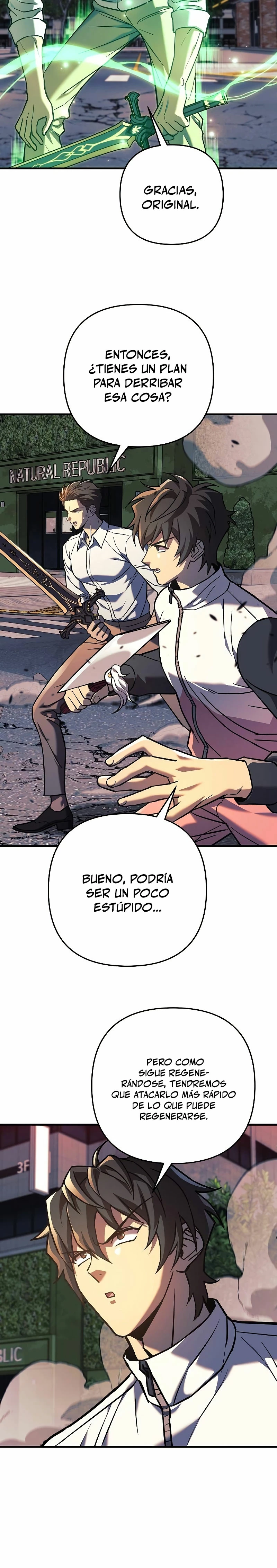 El creador está en hiatus capítulo 110, página 19