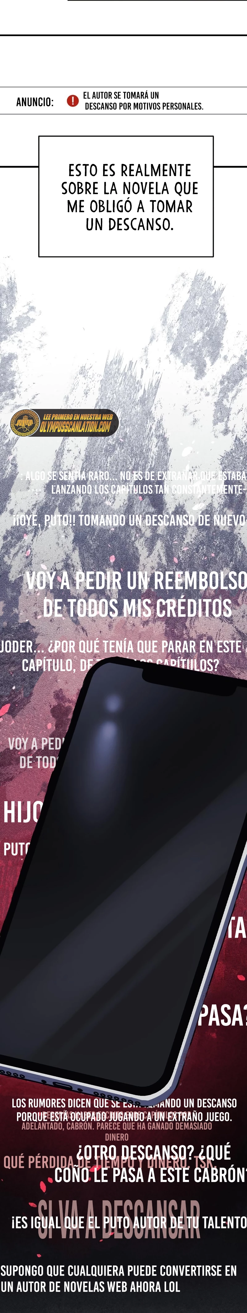 El creador está en hiatus capítulo 0, página 23