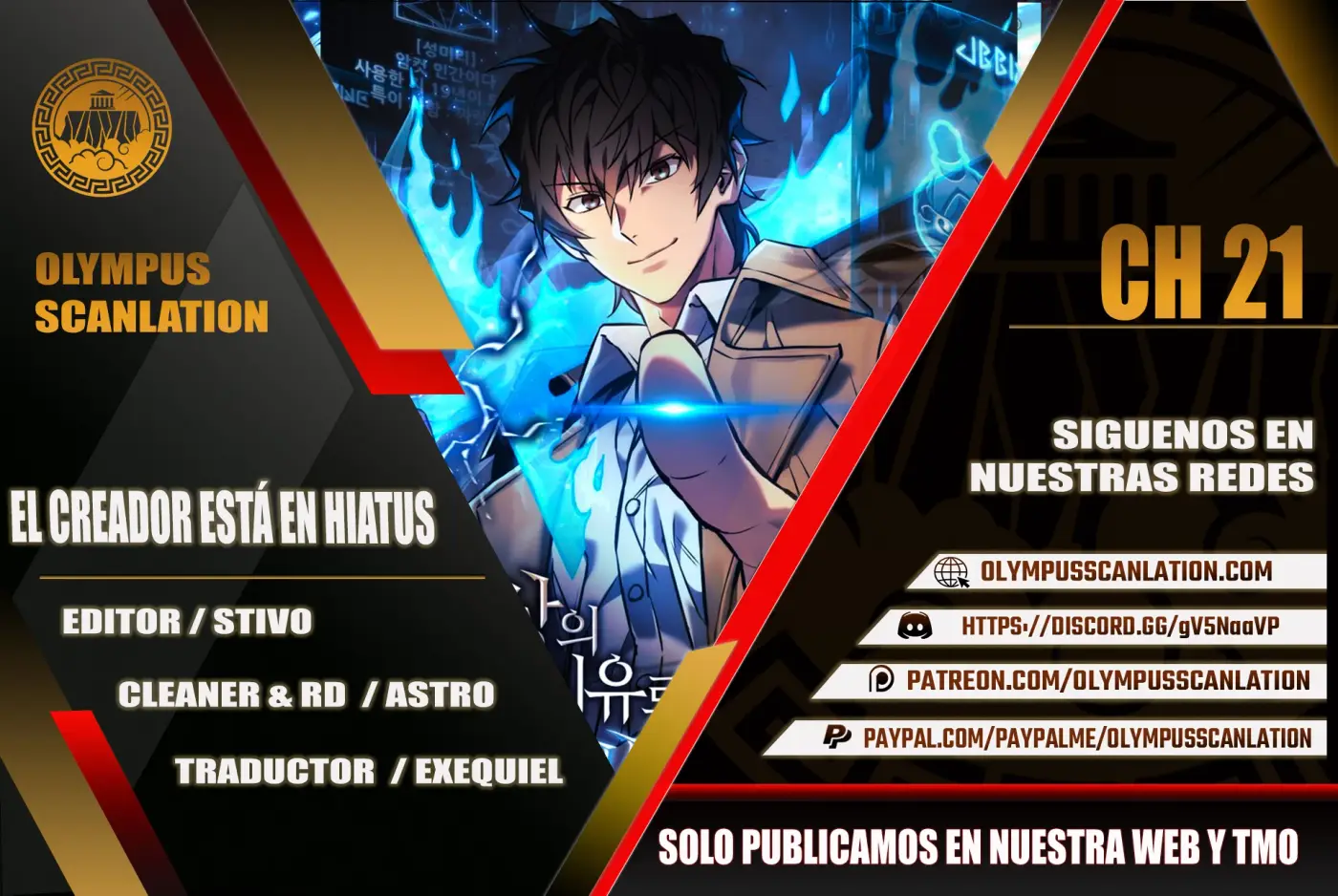El creador está en hiatus capítulo 21, página 1