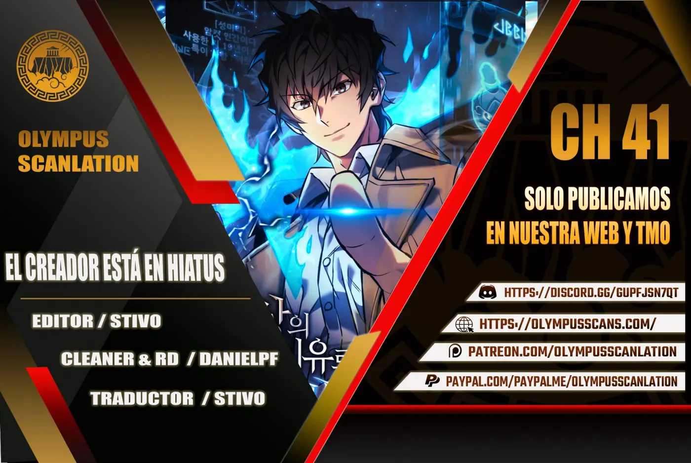 El creador está en hiatus capítulo 41, página 1