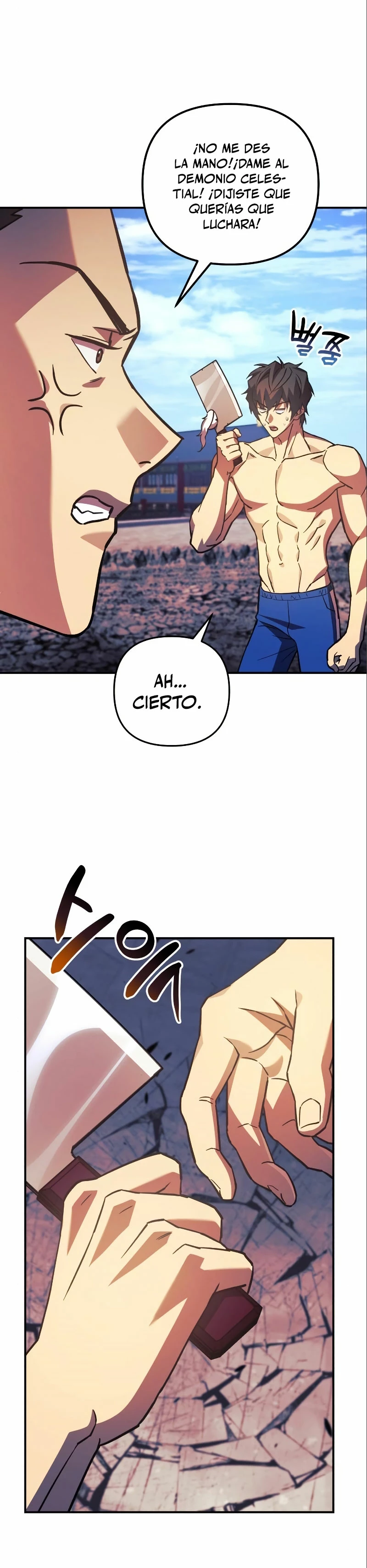 El creador está en hiatus capítulo 74, página 44