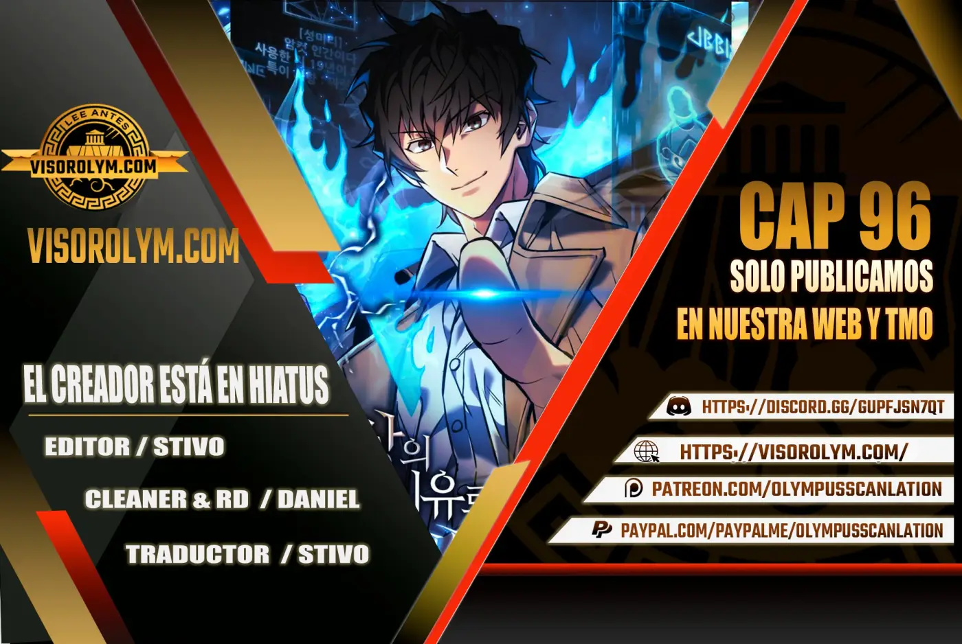 El creador está en hiatus capítulo 96, página 1
