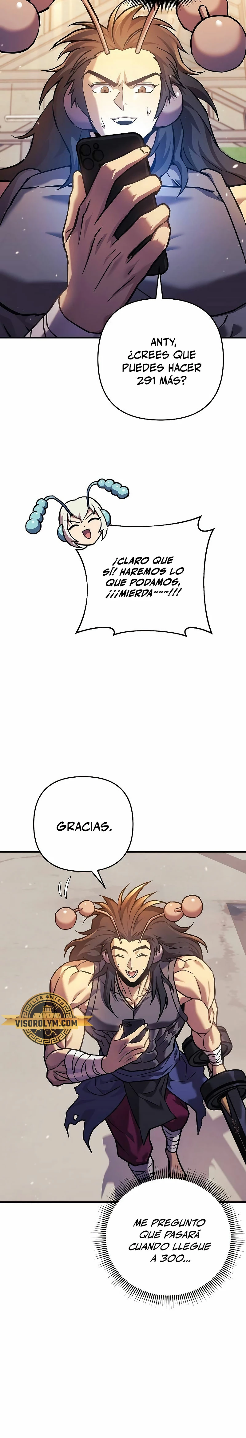 El creador está en hiatus capítulo 98, página 9