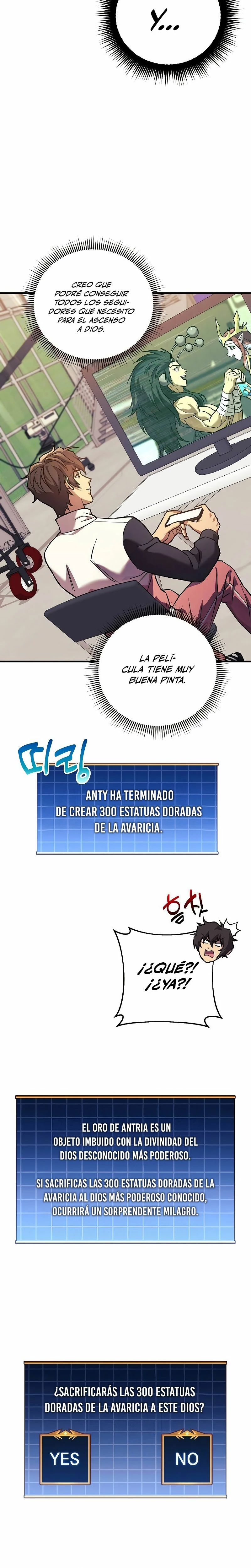 El creador está en hiatus capítulo 98, página 13