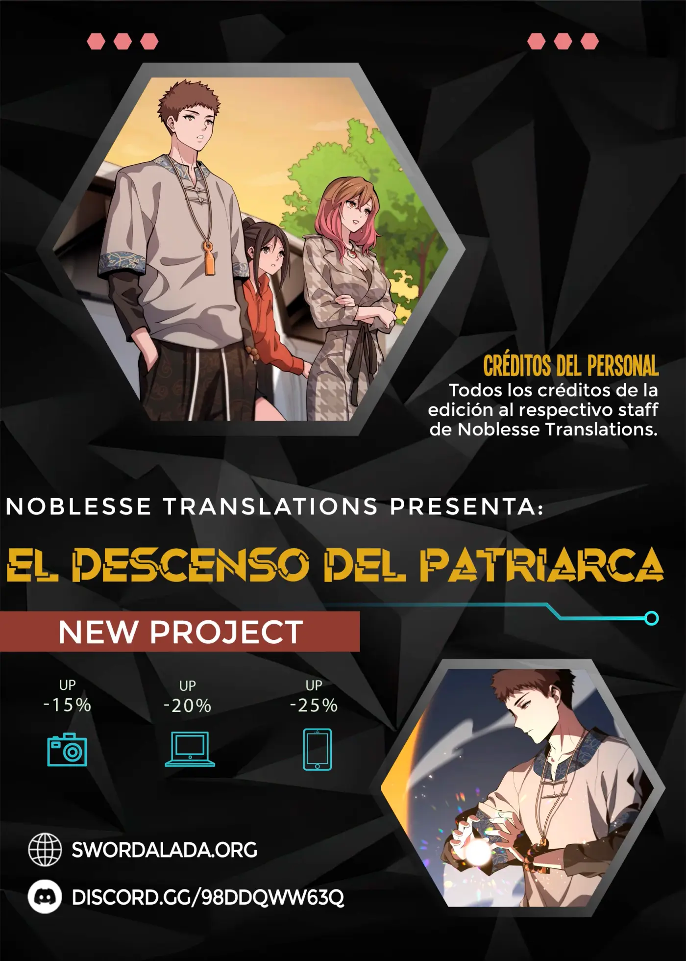 El Descenso del Patriarca capítulo 1, página 1
