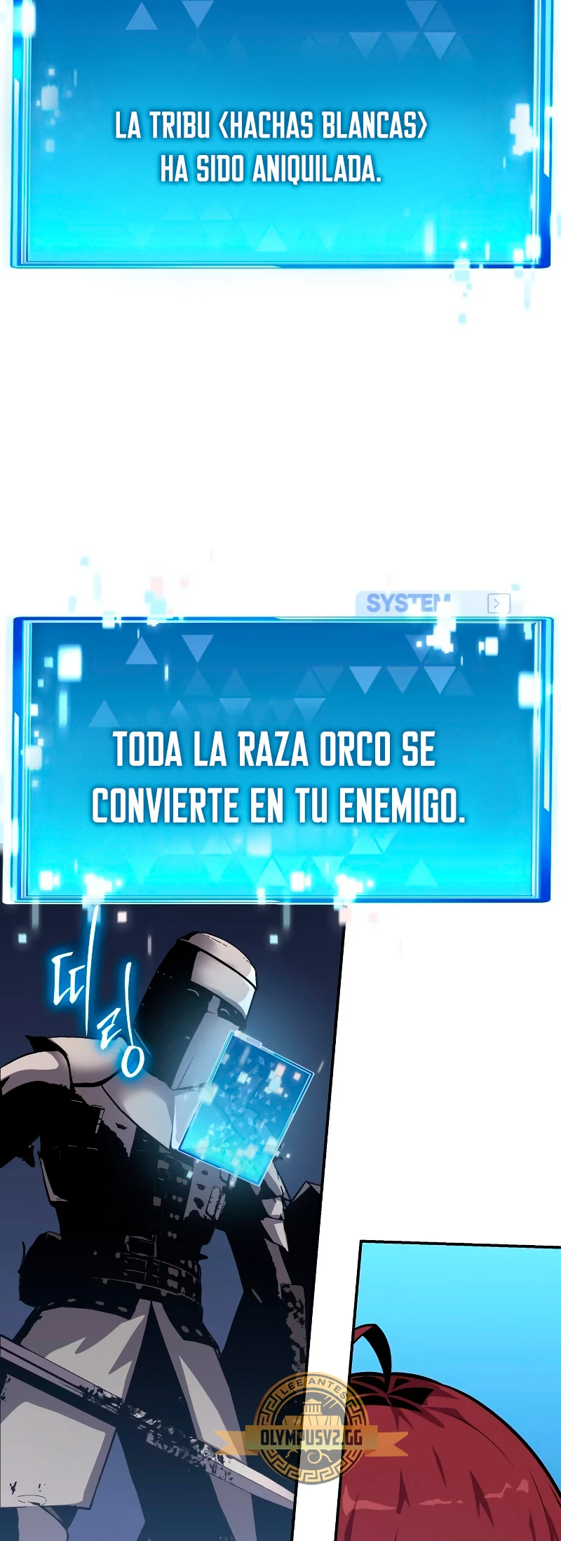 El Devoto Caballero capítulo 21, página 55
