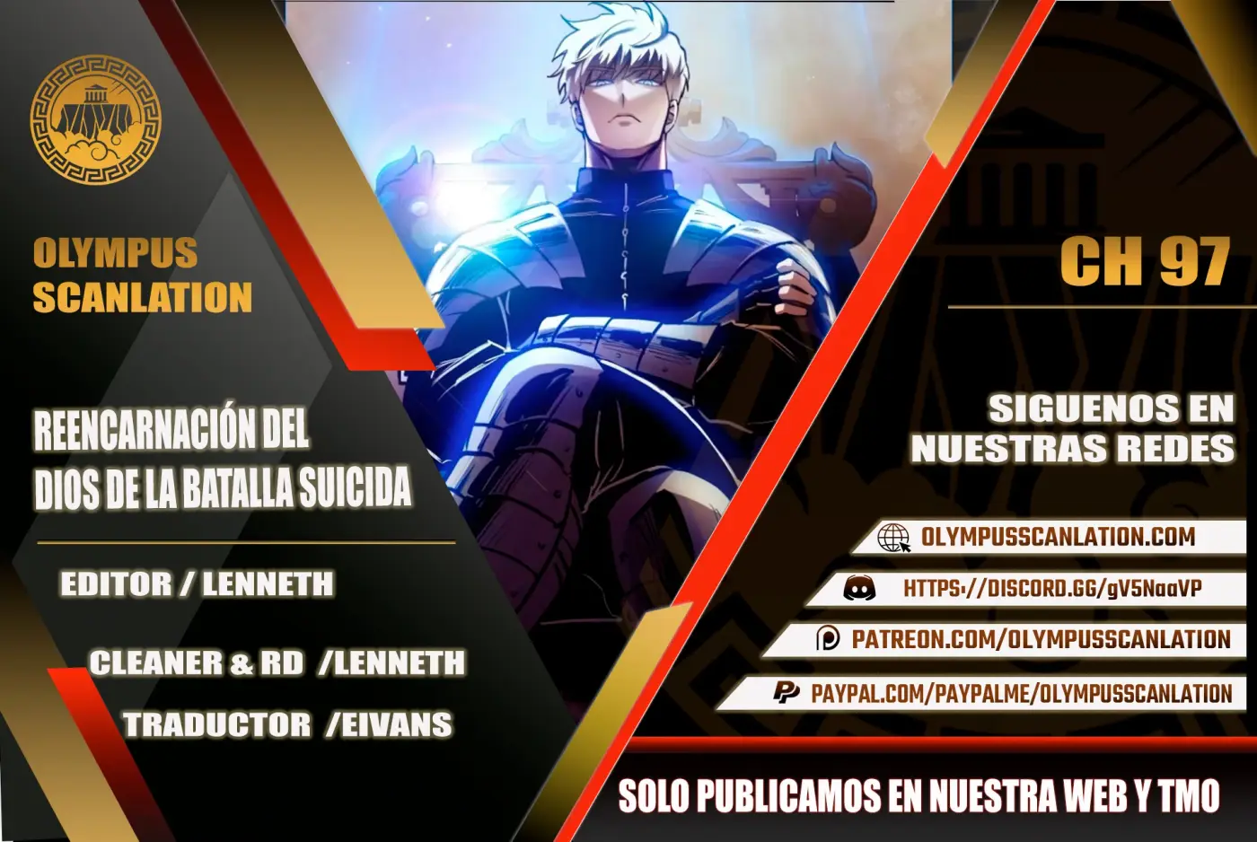 el Dios de la Batalla Suicida capítulo 97, página 1