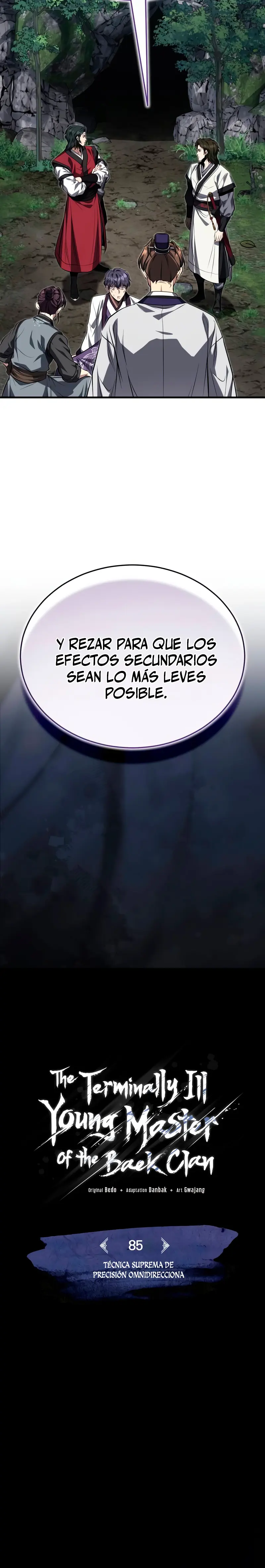 El enfermo terminal joven maestro Baek capítulo 85, página 22