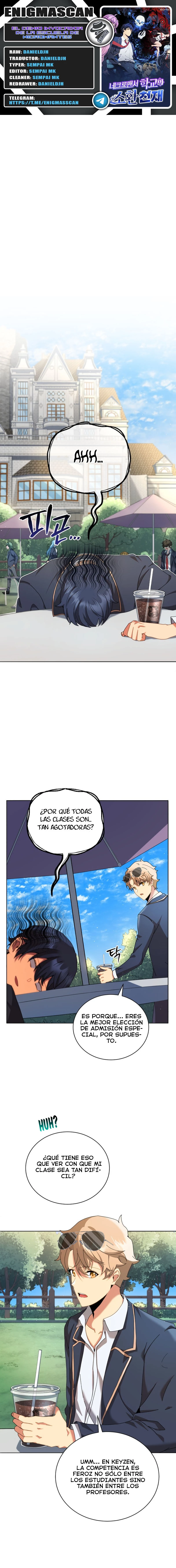 El Genio Invocador de la Escuela de Nigromantes capítulo 10, página 1