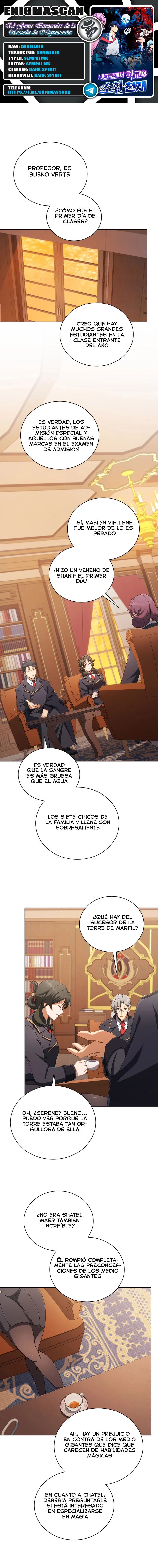 El Genio Invocador de la Escuela de Nigromantes capítulo 13, página 1