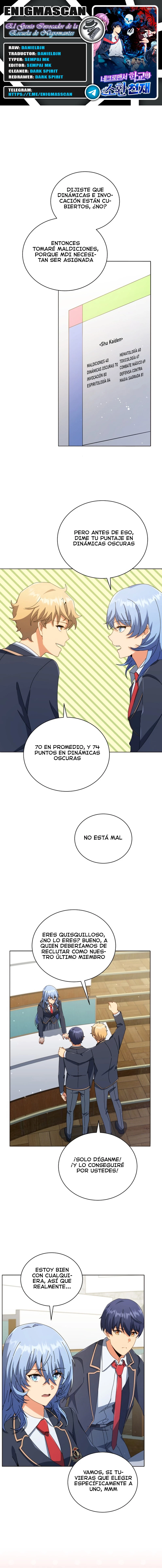 El Genio Invocador de la Escuela de Nigromantes capítulo 27, página 1